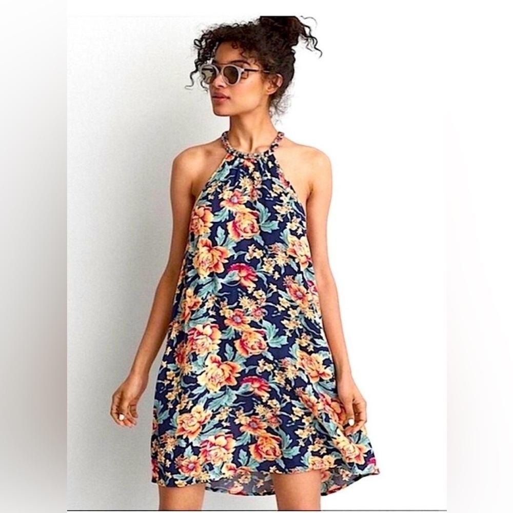 American Eagle Summer Dress High Neck with pockets
